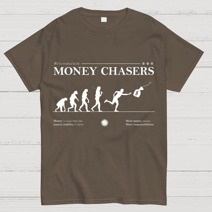 Evolution For Money Complete Design Positive Geek T-Shirt