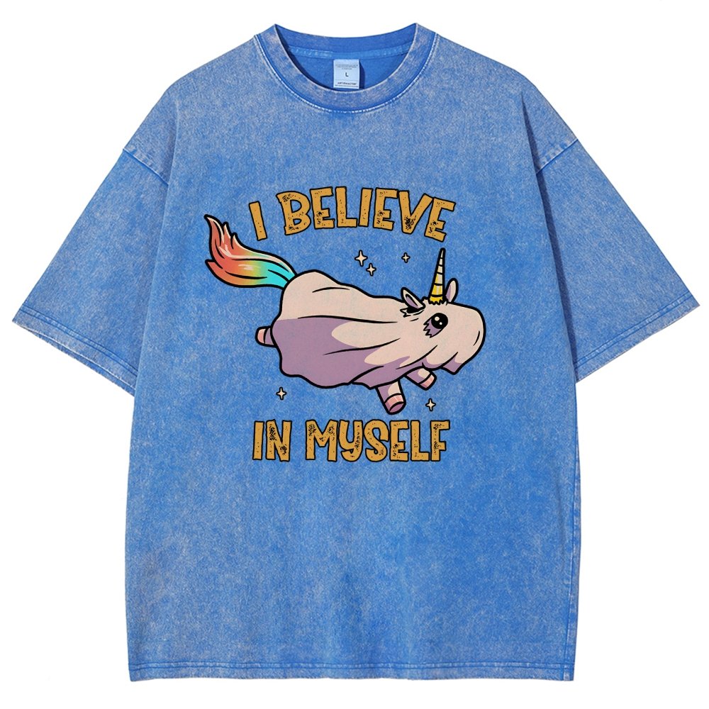 I Believe In Myself Vintage Distressed T-shirt