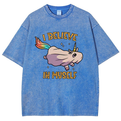 I Believe In Myself Vintage Distressed T-shirt