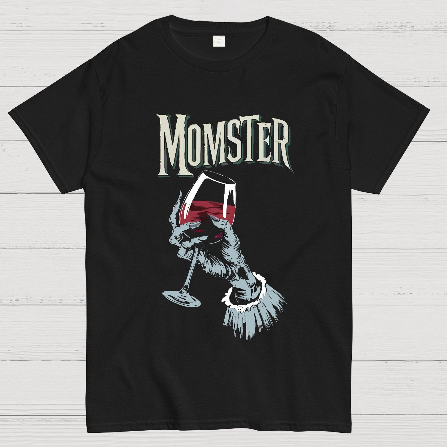 Funny Momster Design Halloween Art Geek T-Shirt