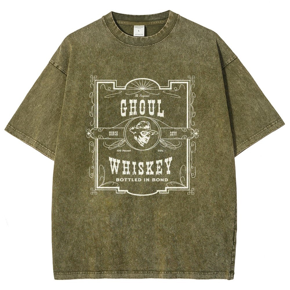 Ghoul Whiskey Vintage Distressed T-shirt
