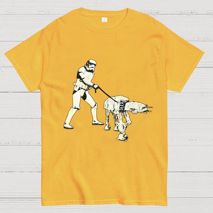 Empire Robot Dog-Planet Battles Geek T-Shirt