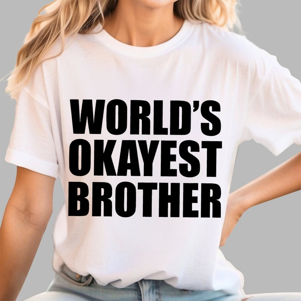 World's Okayest Brother Geek T-Shirt