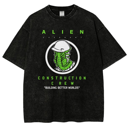 Mystery Construction Company Vintage Distressed T-shirt