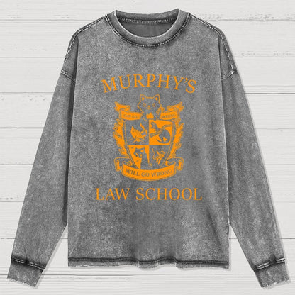 Murphy's University Washed Long Sleeve Tee