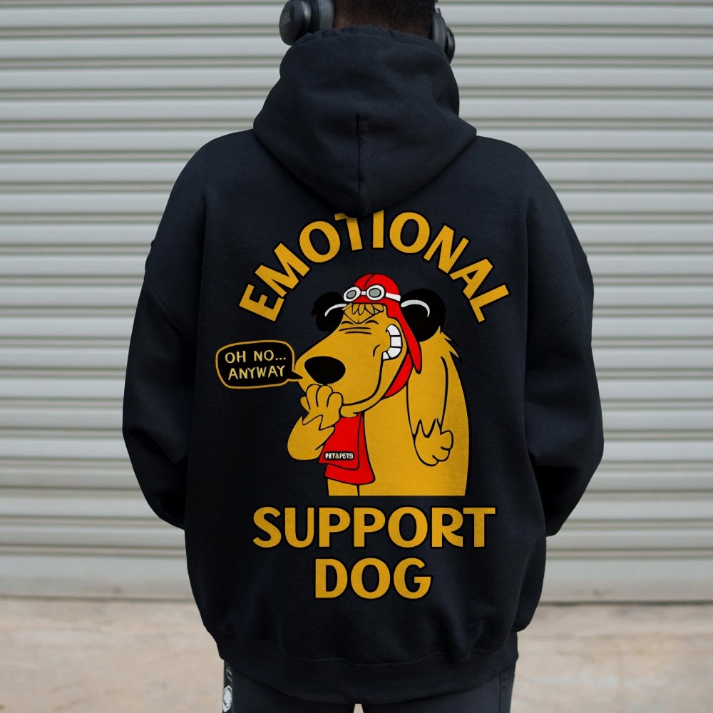 Support Or Not? Printed Back Unisex Cotton Hoodie