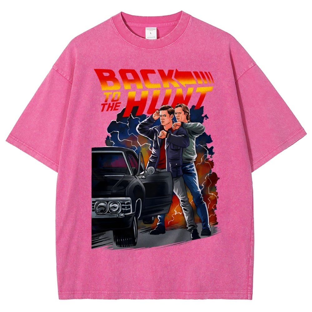 Back To The Hunt Vintage Distressed T-shirt