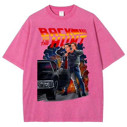 Back To The Hunt Vintage Distressed T-shirt
