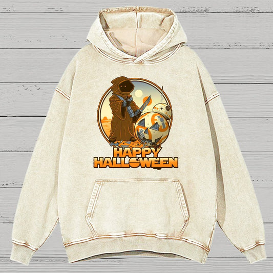 Happy Halloween Vintage Distressed Hoodie