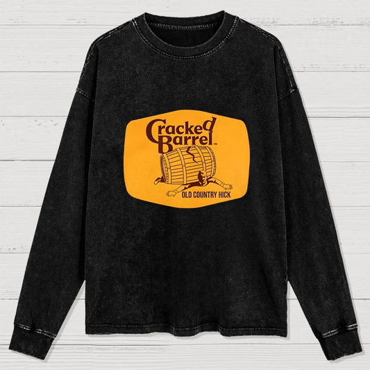 Cracked Barrel Old Country Hick Washed Long Sleeve Tee