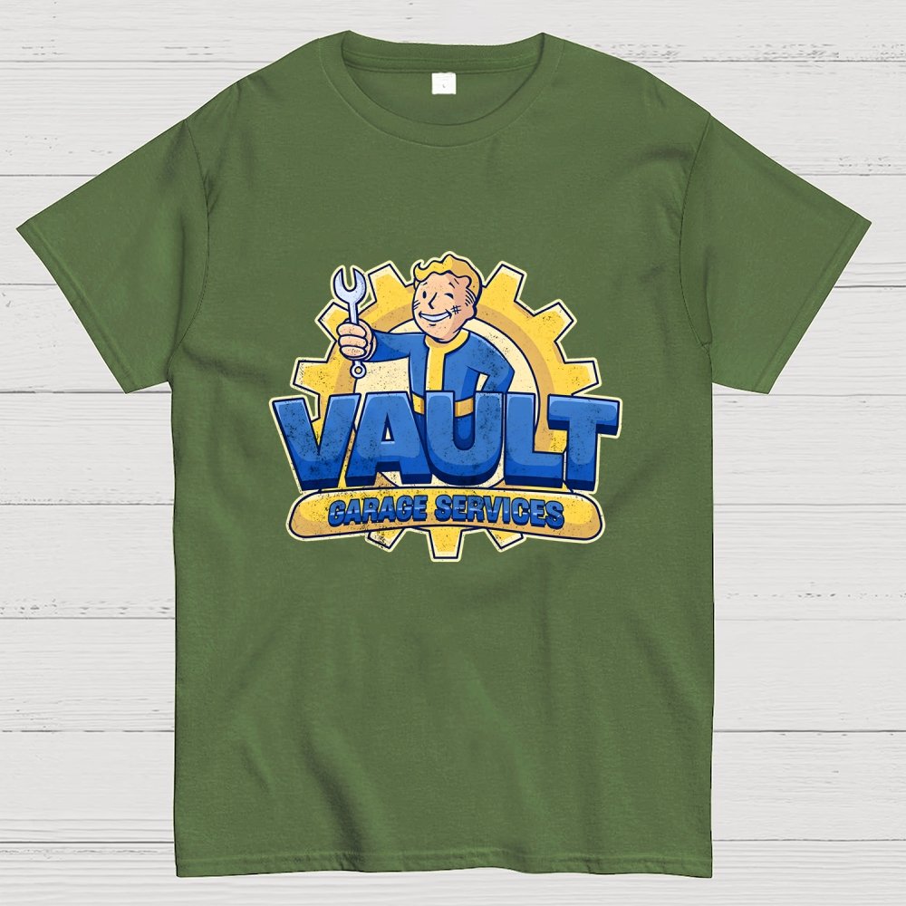 The Vault Garage Services Geek T-Shirt