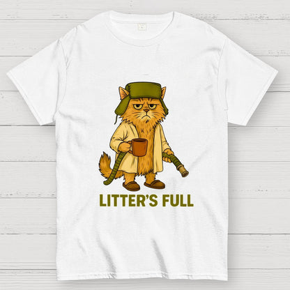 Litter’s Full Cat Geek T-Shirt