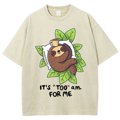 It's Too A.M. For Me Vintage Distressed T-shirt