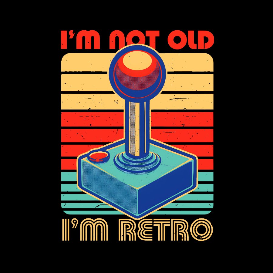 Joystick Retro Gamer Geek T-Shirt