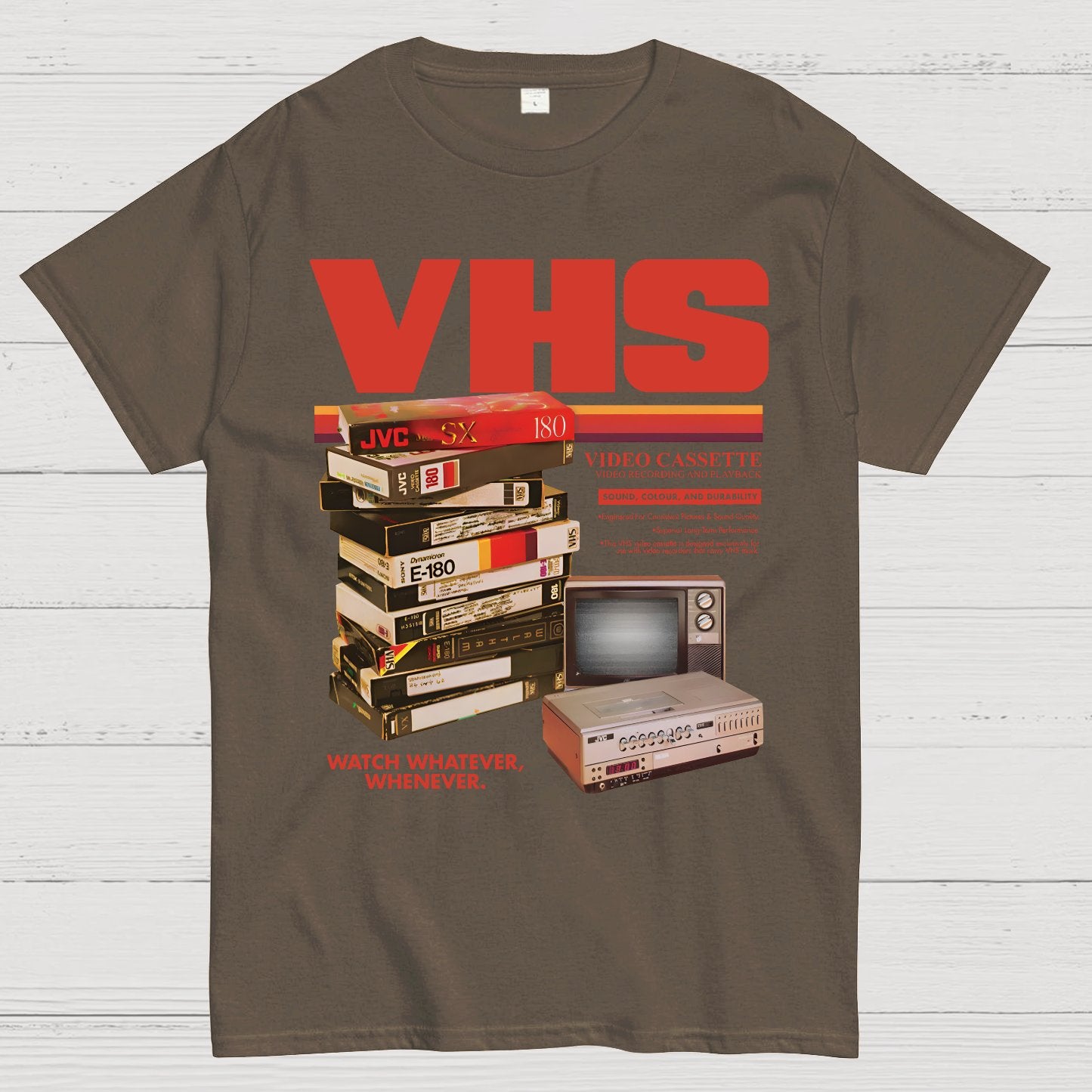 Vintage VHS Tapes Geek T-Shirt