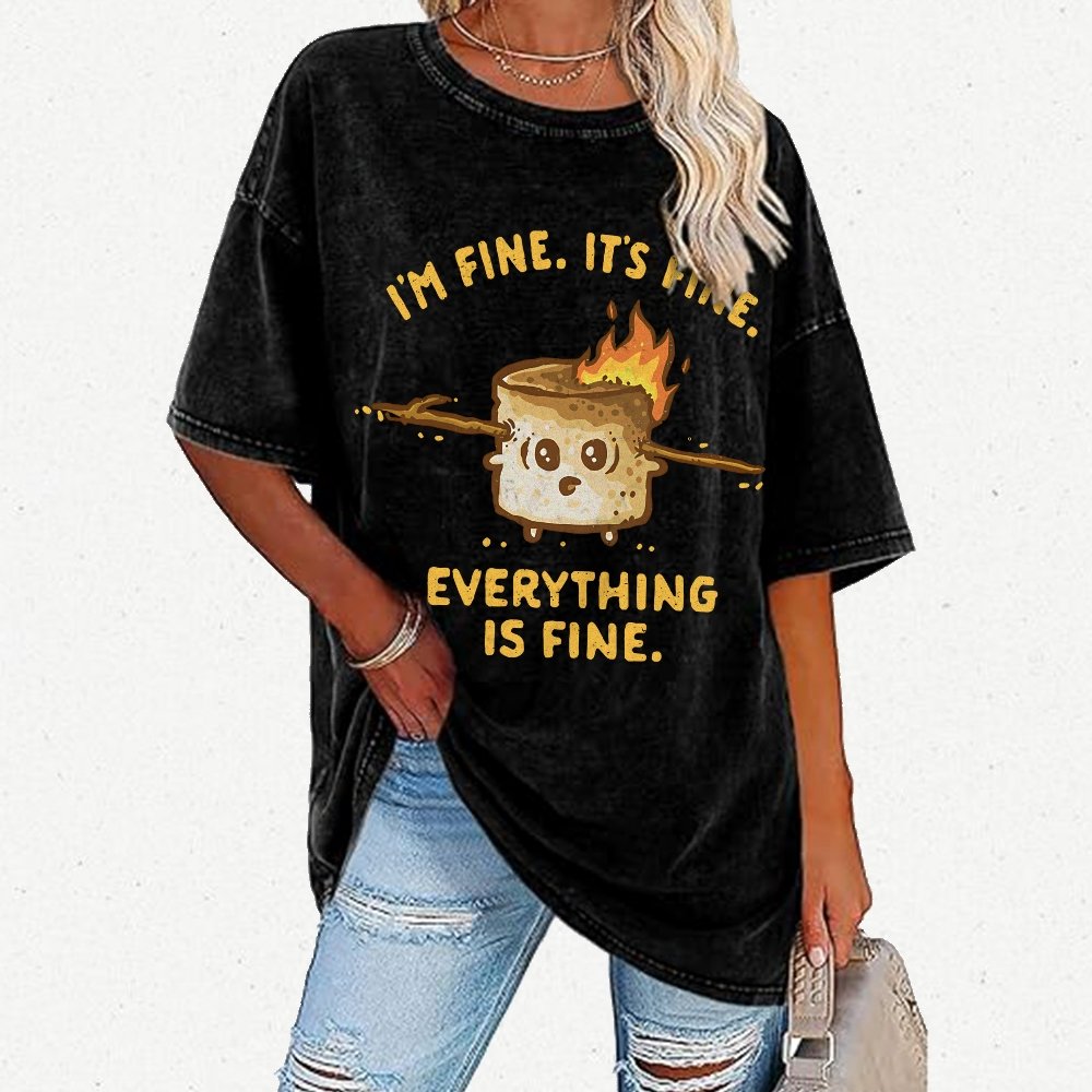 A Fine Camping Trip Vintage Distressed T-shirt