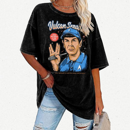 Cosmic services Vintage Distressed T-shirt