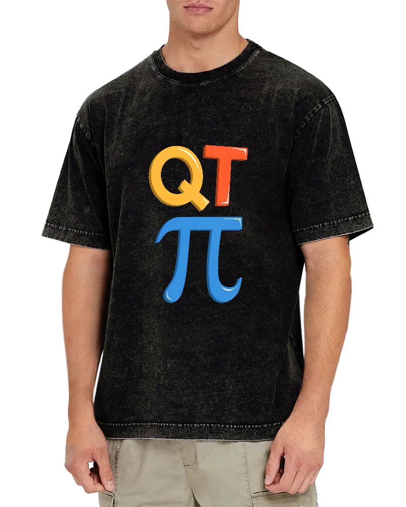 QT Pi Vintage Distressed T-shirt