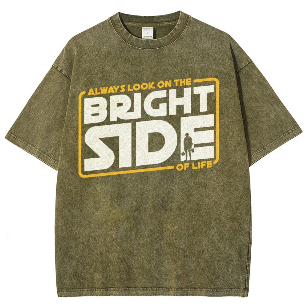 Always Look On The Bright Side Vintage Distressed T-shirt