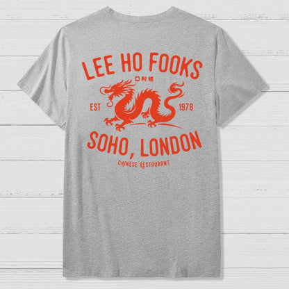 Lee Ho Fooks Vintage Resto Front And Back Printing Geek T-Shirt