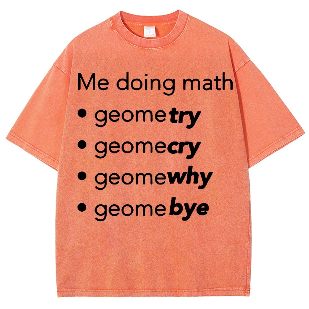 Me Doing Math Vintage Distressed T-shirt