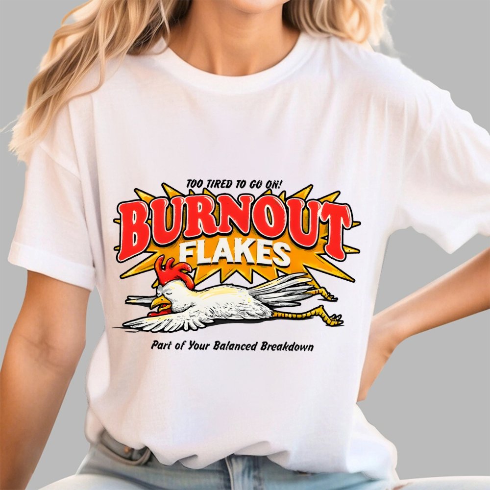 Burnout Flakes Geek T-Shirt