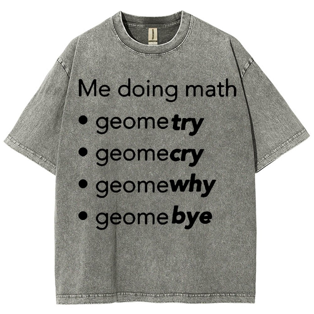Me Doing Math Vintage Distressed T-shirt