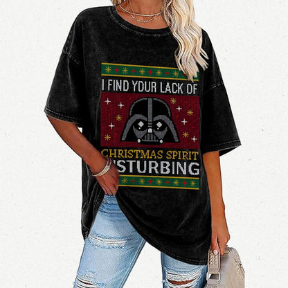 Lack of Christmas Spirit  Vintage Distressed T-shirt