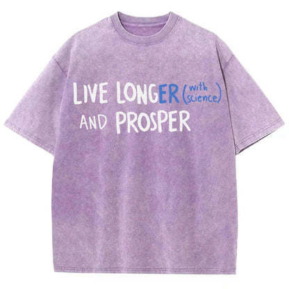 Live long and prosper Vintage Distressed T-shirt