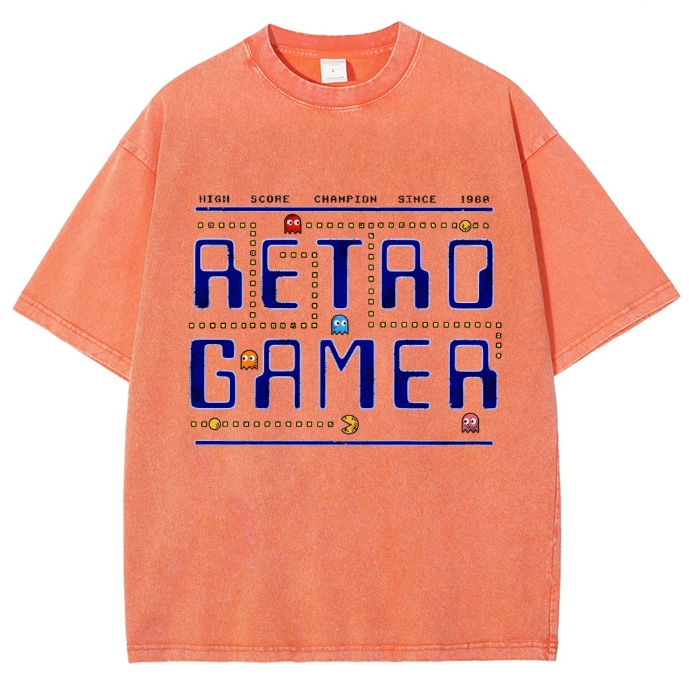 Retro Gamer Vintage Distressed T-shirt