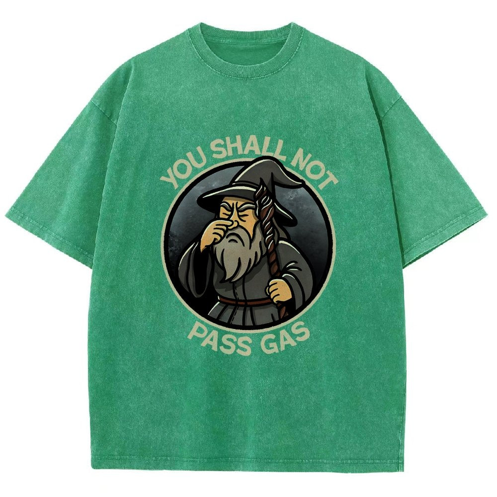 You Shall Not Pass Gas Vintage Distressed T-shirt