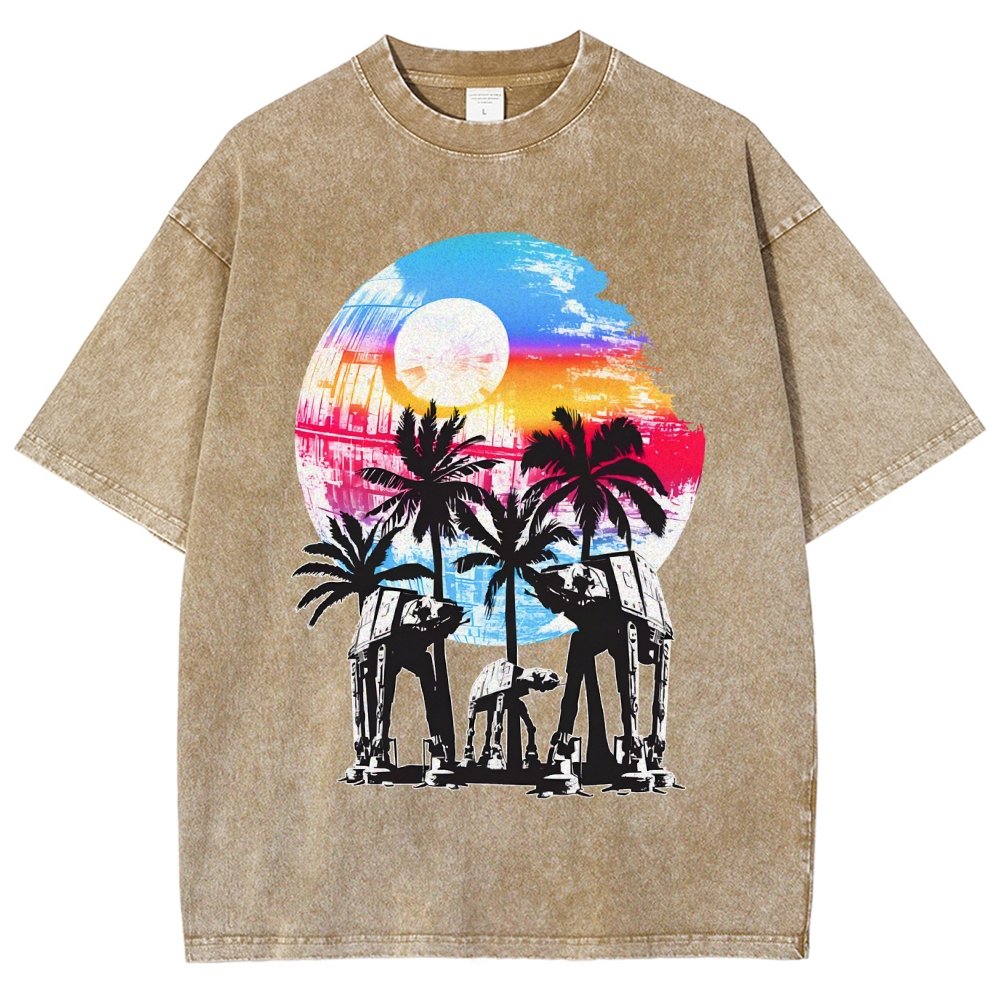 Summer Assault Vintage Distressed T-shirt