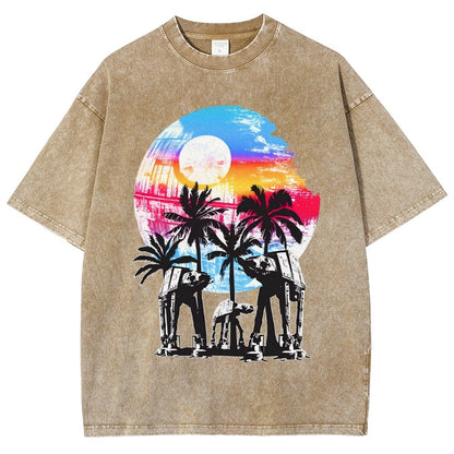 Summer Assault Vintage Distressed T-shirt