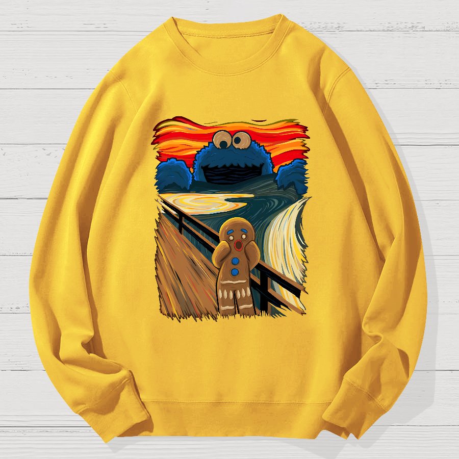 The Cookie Muncher Geek Cotton Sweatshirt