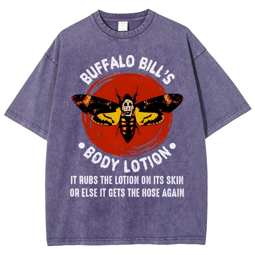 buffalo bills body lotion Vintage Distressed T-shirt