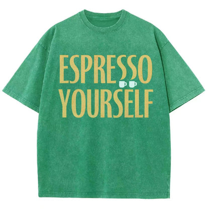 Espresso Yourself Vintage Distressed T-shirt