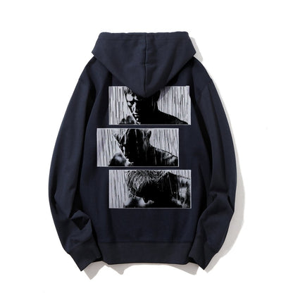 Tears In Rain Printed Back Unisex Cotton Hoodie