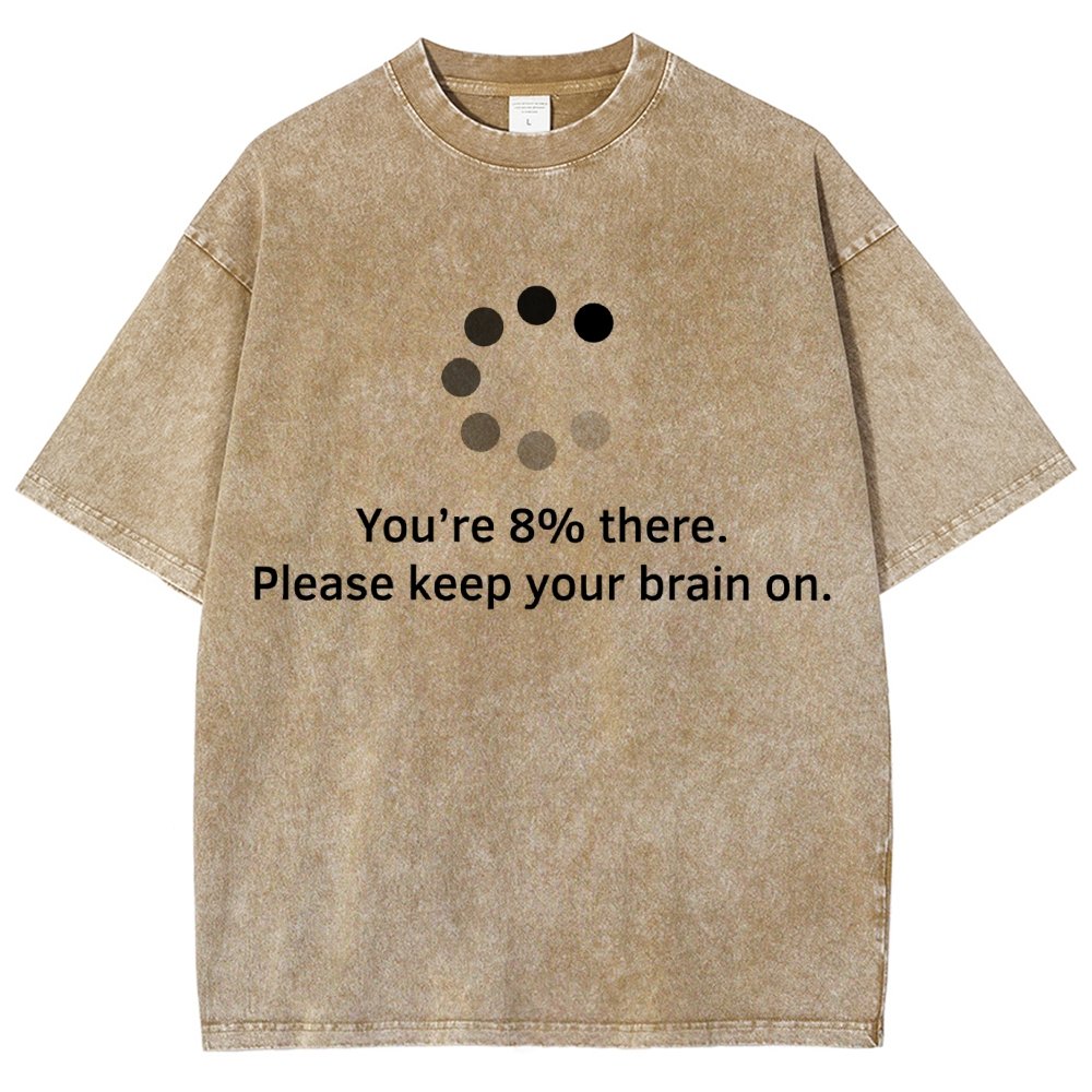 Brain Update Vintage Distressed T-shirt