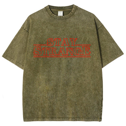 Stay Strange Vintage Distressed T-shirt