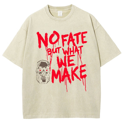 No Fate! Vintage Distressed T-shirt