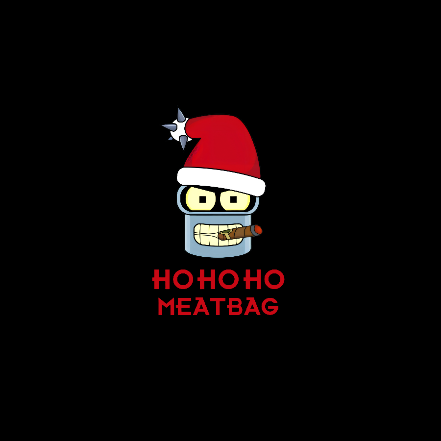 Ho-Ho-Ho！Meatbag Geek T-Shirt