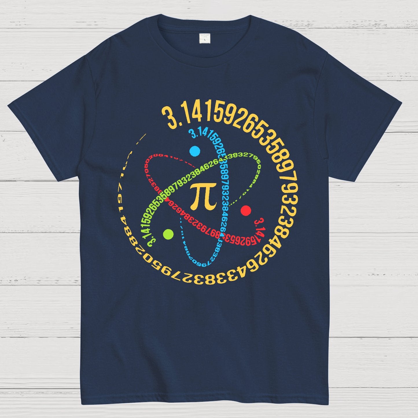 Atom Pi Math Science Geek T-Shirt