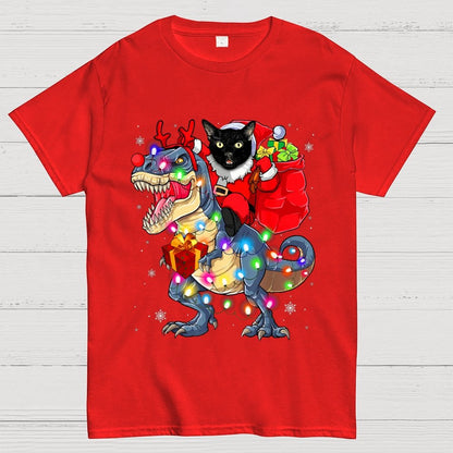 Cat Christmas Geek T-Shirt