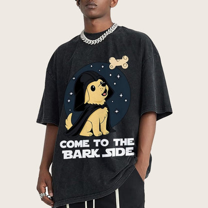 Come to the Howl Side Vintage Distressed T-shirt