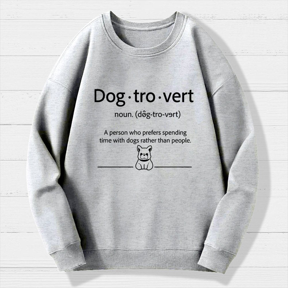 Dog-Tro-Voy Geek Cotton Sweatshirt
