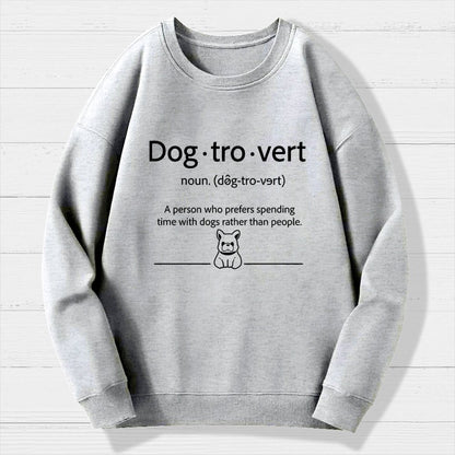 Dog-Tro-Voy Geek Cotton Sweatshirt