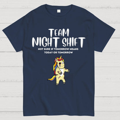 Night Shift Team - Zombie Unicorn! Geek T-Shirt