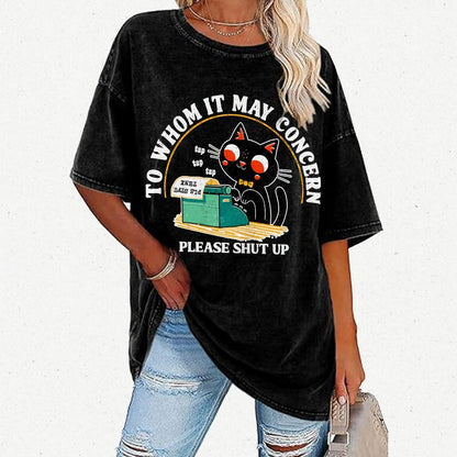 To Whom It May Concern Vintage Distressed T-shirt