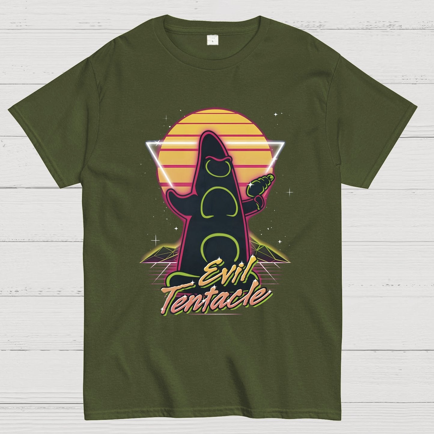 Retro Evil Tentacle Nerdy T-Shirt