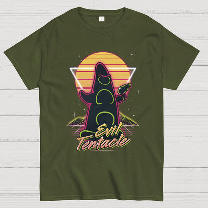 Retro Evil Tentacle Nerdy T-Shirt